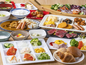 朝食ビュッフェ