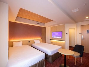【スーペリアツイン】最大3名様まで宿泊可能な広々ルーム。