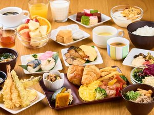 ミュッセ京都の和洋楽しめる朝食ビュッフェ