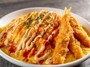 朝食ビュッフェ ご自身で作れるハントンライス