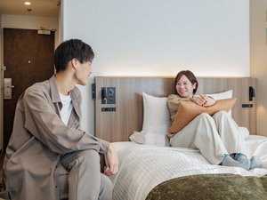 スタンダードクイーン(イメージ) 広さ:14.7u ベッド:160cm×1台