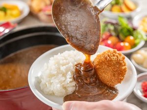 朝食ビュッフェ 金沢カレー