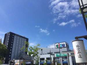 ◆伊勢市駅南口(外宮側)を出るとホテルは目の前です◆