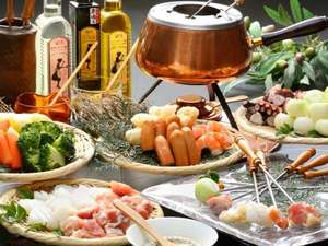 ◆オリーブバイキング一例|当館限定オリーブオイルフォンデュ