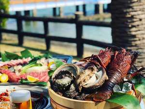 �C�����̃e���X��BBQ