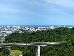 ホテルから望む壮大な太平洋の景色。青空と緑が広がる絶景を、心ゆくまでお楽しみください。