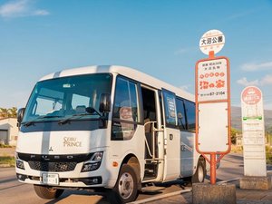 ホテルからJR大沼公園駅・JR函館駅・函館空港を行き来する無料送迎バスを運行しています※一部予約制