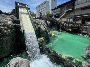 草津温泉 湯畑(湯滝側)
