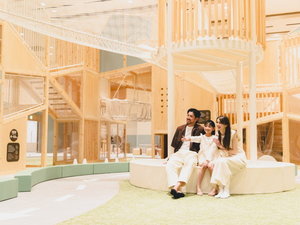 【キッズスペース「杜の8」】アリの巣タワー!八ヶ岳のようにそびえる全長約5mの遊具です。