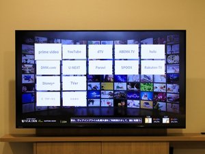 全てのお部屋でスマートTVをご利用いただけます ※ご利用にはアカウントが必要です