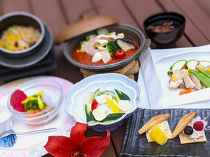 【十勝アルコ膳(ベーシック)】季節感あふれるお料理(2026年7月18日〜のメニュー例)