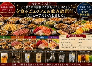 夕食ビュッフェイメージ画像(期間限定)