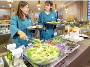 朝食ビュッフェ