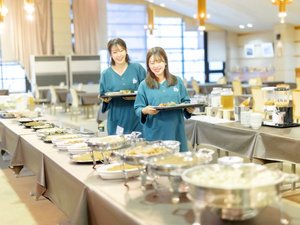 朝食ビュッフェ
