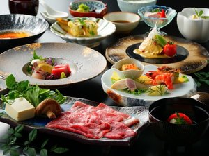 ゆめさき会席 一例