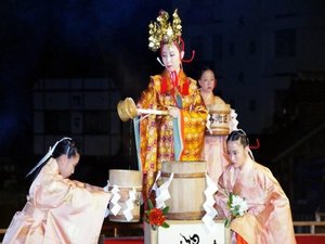温泉感謝祭 女神分湯の儀