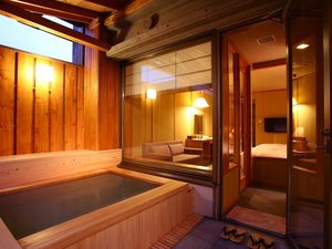 【露天風呂付ツインルーム30平米(山側)】