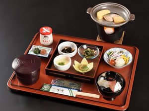 杜の宿の和朝食膳♪御飯はおかわり自由です。
