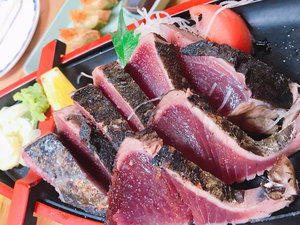 ひろめ市場「カツオたたき」