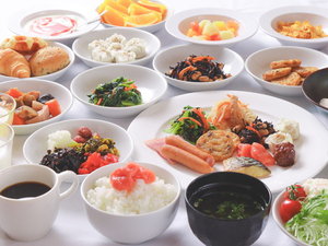 朝食ビュッフェ(商材仕入の関係でメニューが一部変更になる場合がございます)
