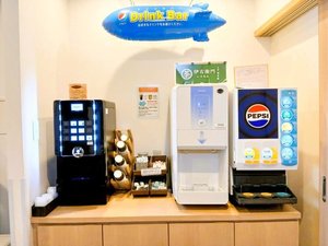 2階ドリンクコーナー(24時間利用可)