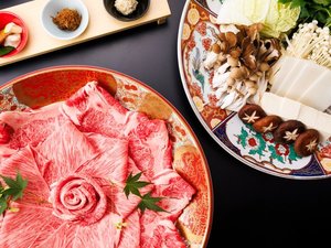 【近江牛のしゃぶしゃぶ】(お食事一例)
