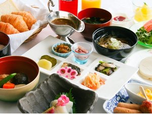 朝食バイキング