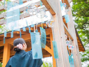 【湯倉神社】夏の風鈴