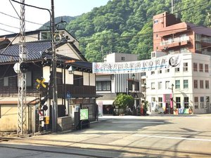 駅からホテルまでの道のり