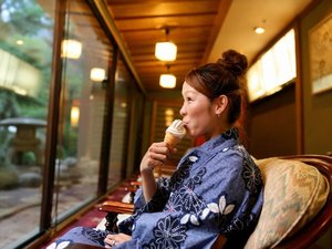 湯上りのお楽しみ♪アイスをご用意しております