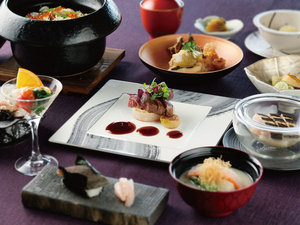 瀬戸内の旬の食材を活かした会席料理(一例)