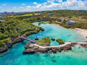 【イムギャーマリンガーデン】天然の入り江を活かした海浜公園!波が穏やかでシュノーケリングに最適♪