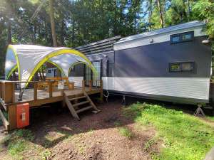 【山梨県の貸別荘・コテージ・ログハウス・コンドミニアム】森と湖の楽園 Workshop CampResort