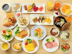 ビュッフェ朝食