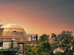 �܂�œV��ɕ�����ł��邩�̂悤�ȃh�[���e���g