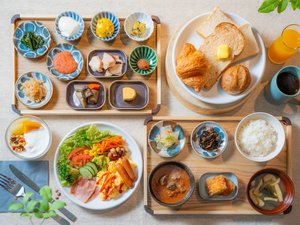 【朝食】京の食文化と贅沢な味わいを融合した和洋ビュッフェ