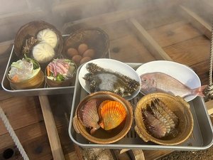 【姉妹店:海鮮市場蒸し釜や】海鮮や地野菜等を蒸し釜で!時期によっては蟹や牡蠣などもございます。