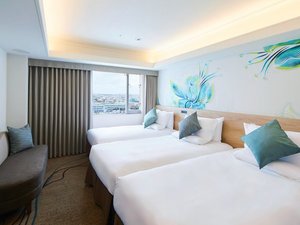 【スタンダードツイン/24平米】3名以上での利用の場合スタッキングベッドをご用意致します(最大3名まで)