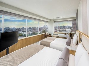 ■2024年7月誕生■パノラマビューツイン広さ48平米、最大大人5名様までご宿泊いただけます