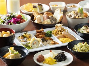 【朝食】ビュッフェ盛り付け例