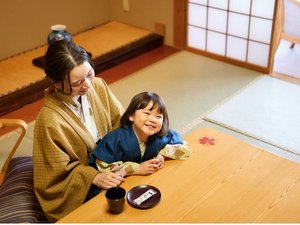 和室は小さいお子様とご一緒のお客様に人気です