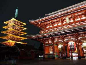 周辺スポットー夜の浅草寺