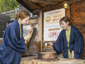 宿泊者へ無料のゆで卵サービス