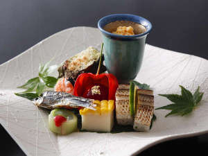 地元食材を使った料理