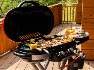 プライベートテラスで楽しむ本格BBQ!必要な道具が揃ったレンタルセットです。