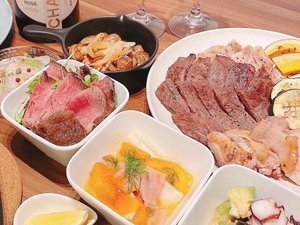 淡路島の食材を知り尽くした2名のシェフが当館専用に作り上げた、特別なディナー。※写真はイメージです。