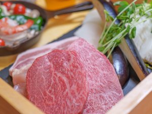 【オードブル&淡路和牛BBQセット】サシがまんべんなく網目状に入った霜降り牛肉の美味