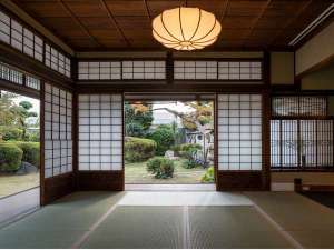 【近畿・関西／大阪府大阪南部（関西空港・堺・岸和田）の高級大型貸し別荘・コテージ・ログハウス】SAKAINOMA HOTEL HAMA 旧福井邸