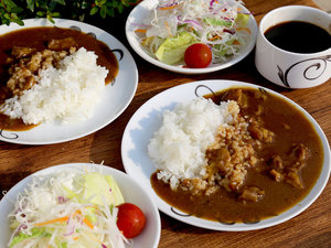 ■朝食バイキング■温かいカレーをはじめ地元食材たっぷの和洋バイキング♪朝はしっかり食べたい方も安心。