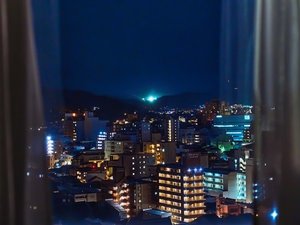 客室から見る金沢のナイトシティービュー(眺望一例)